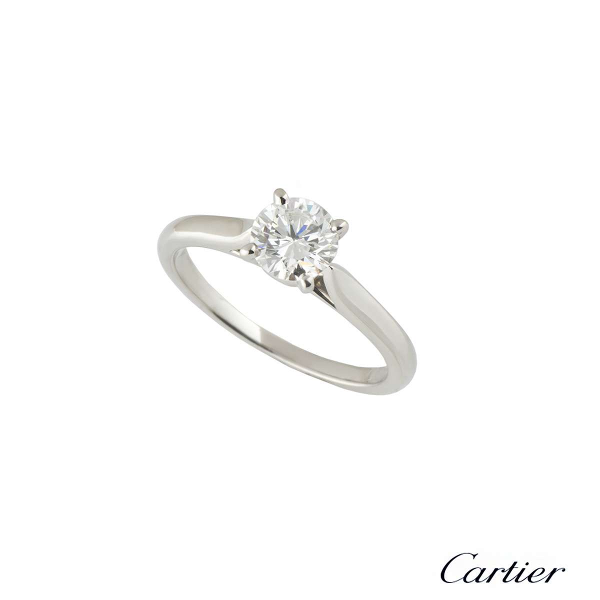 cartier solitaire baguette